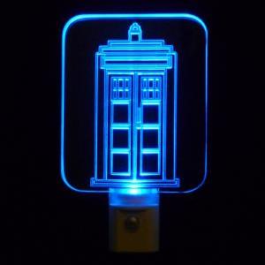 Personalized Tardis Doctor Who Night Light,..