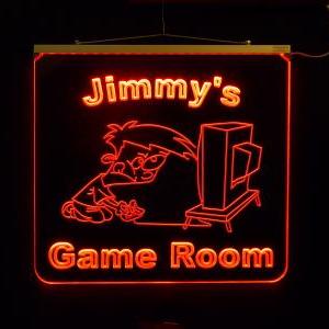 Personalized Game Room, Man Cave, Garage Led Sign,..
