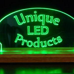 Personalized Usb Powered Led Desk/table Sign- Can..