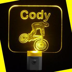 Personalized LED BMX Bike Rider Nig..