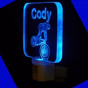 Personalized LED BMX Bike Rider Nig..