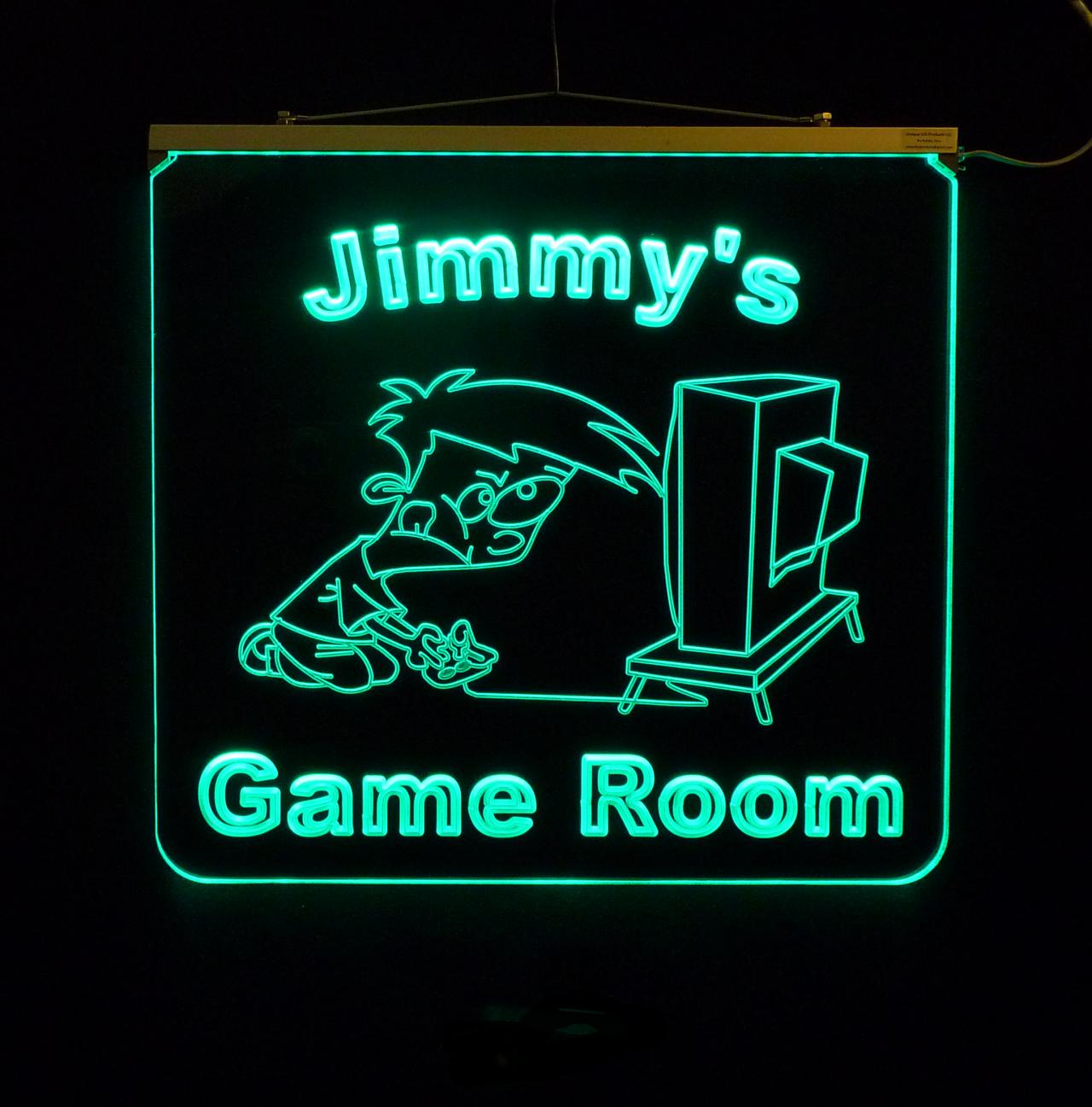 Personalized Game Room, Man Cave, Garage Led Sign, Multi-color Changing