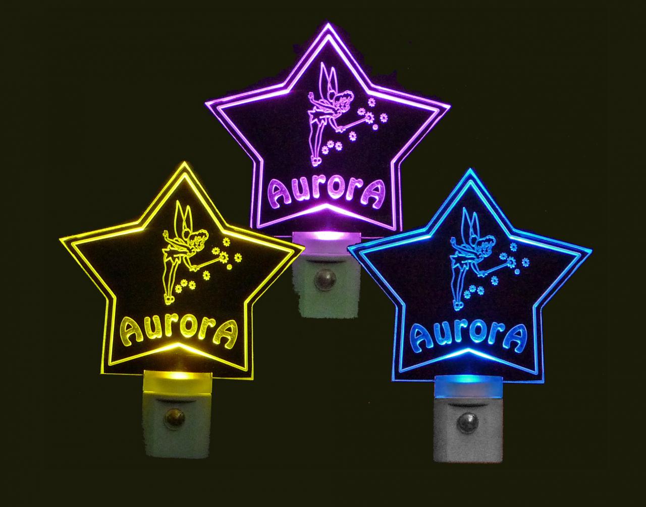Personalized Star Shaped Fairy LED Night Light