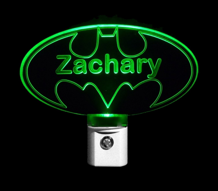 Personalized Custom Batman Led Night Light on Luulla