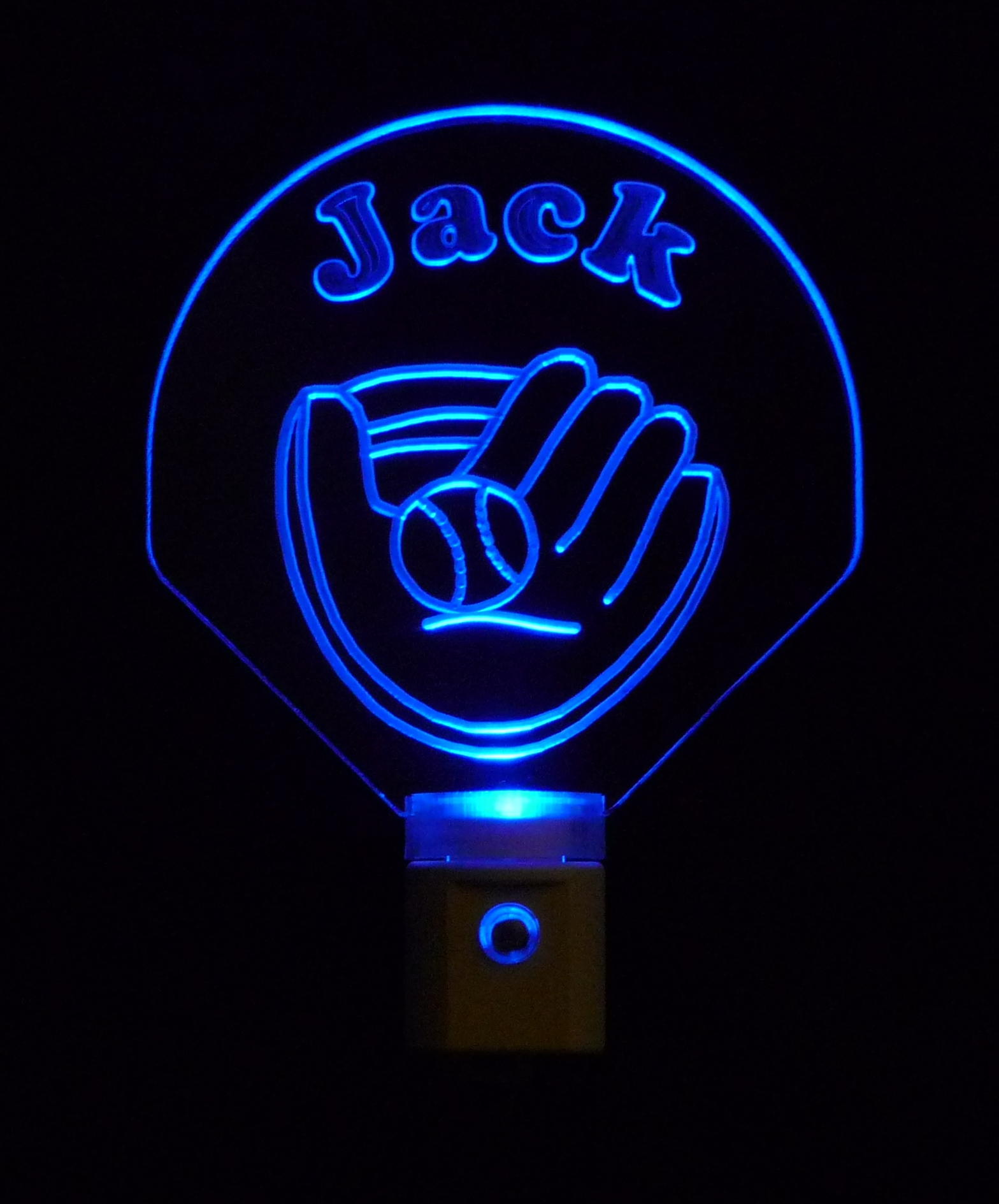 Personalized Baseball Glove Night Light, Customized With NameFREE Shipping To US on Luulla